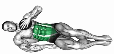 Weighted Plate Lying Side Oblique Crunch demo