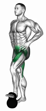 Weighted Standing Hip Flexion demo